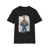 Colorful Graffiti Dog Graphic Unisex T-Shirt, Trendy Animal Tee, Gift for Him
