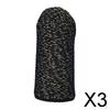 3xPortable Finger Sleeve Sweat Gaming Gloves Fiber Black1