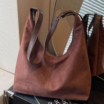 Koreanische Version Nischen-Tragetasche mit großem Fassungsvermögen Herbst 2025 Neue matte Schulter-Beuteltasche Einfache Nischen-Schultertasche
