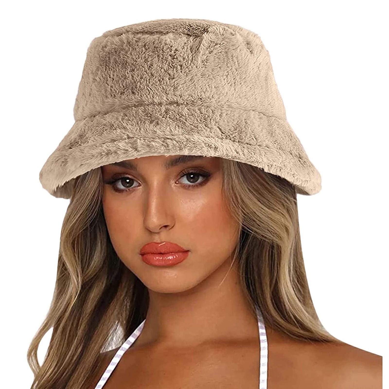 

Женская зимняя теплая кепка с принтом, искусственная рыбацкая кепка разноцветный