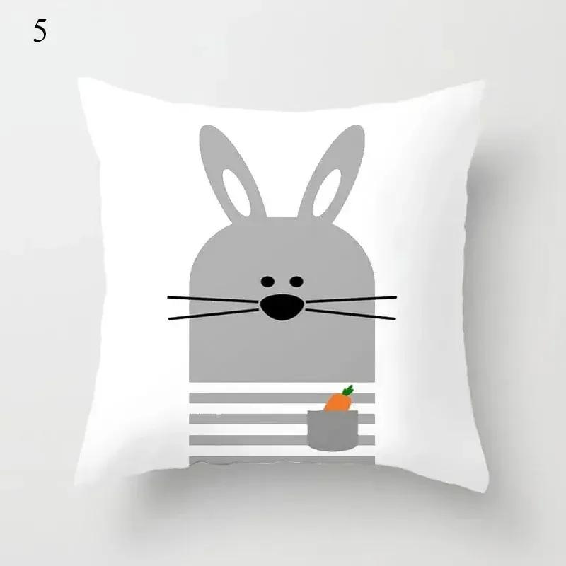 Luxury Home Decoration Pillowcase Simple Cartoon Cloud Moon Star Pattern Cushion Cover Living Room Sofa Cushion Cover