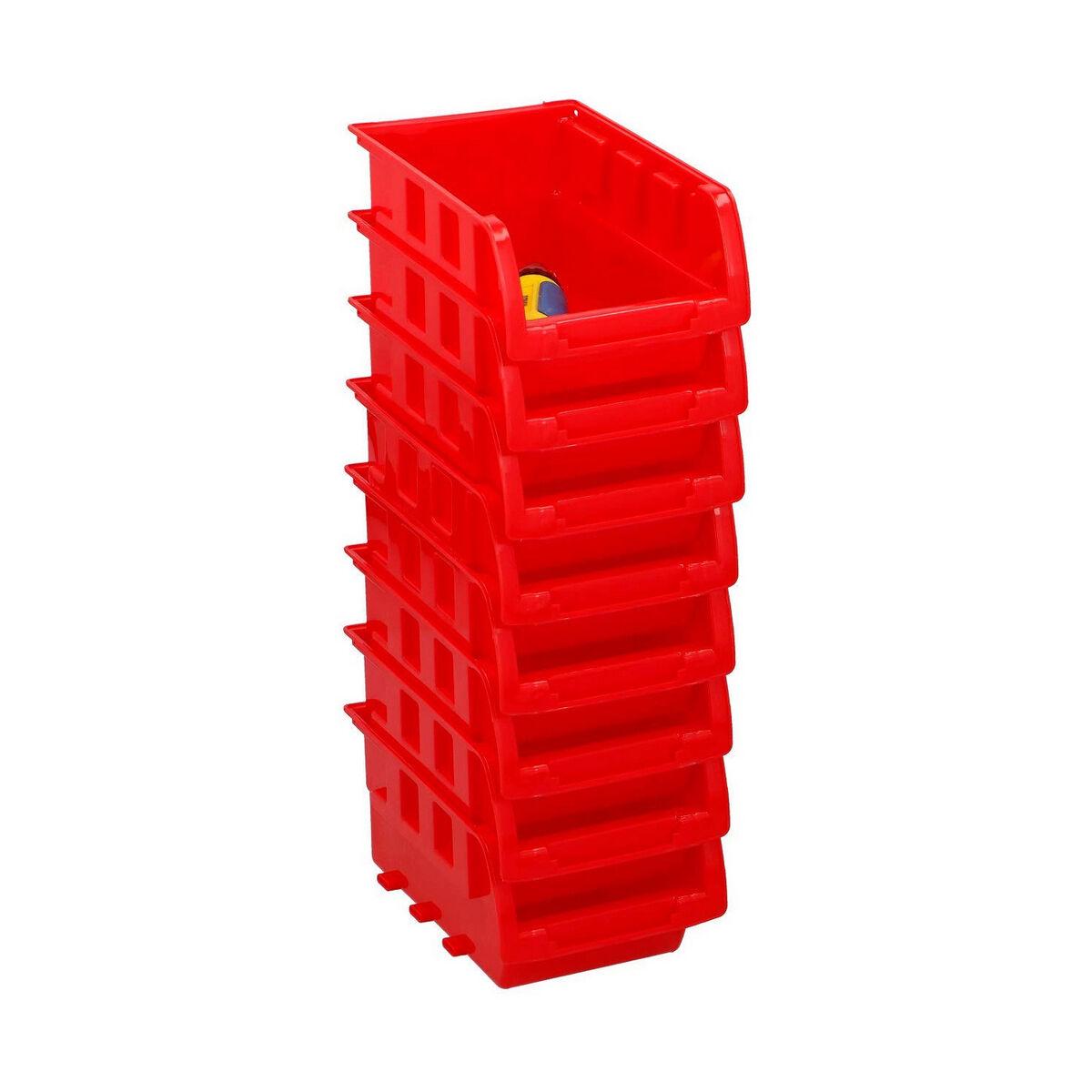 

Набор штабелируемых коробок для хранения Kinzo Red 12 x 10 см, полипропилен (8 единиц) TU прозрачный