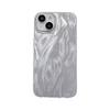 IMD Feather Yarn Suitable for Apple 16PROMAX Simple Anti-fall Mobile Phone Case Iphone7P/14 Laser Silver Protective Case