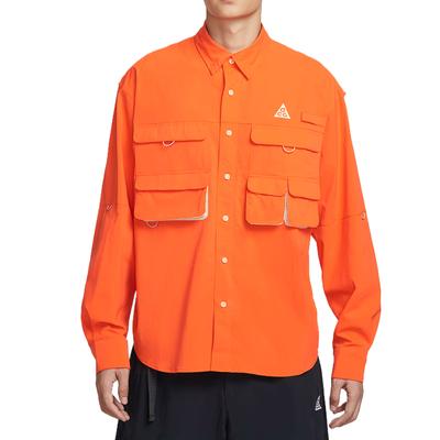 Serie ACG Camiseta Tejido Orb Dri-FIT ADV Minimalista Cómoda Versátil Color Sólido Camisas para Hombre HJ2466-819