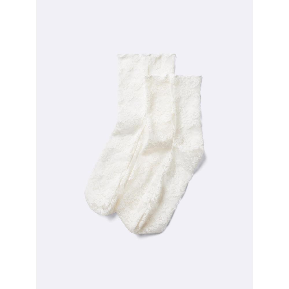 Gu By Uniqlo Lace Crew Socks