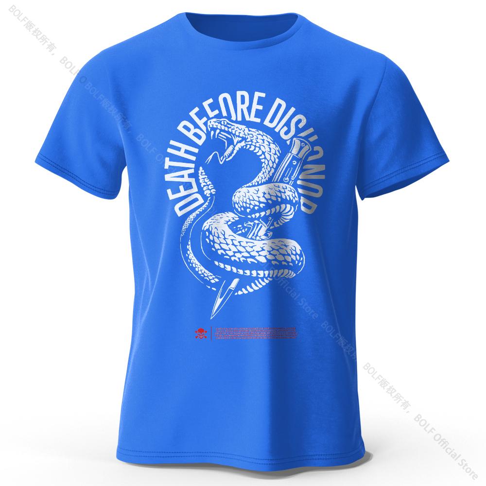 Simple Printed 100% Cotton T-Shirt, Lightweight Round Neck Short Sleeve Tee, Unisex Casual Style for Men & Women