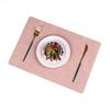 Placemat Light Luxury Solid Color Dining Table Heat Insulation Mat Anti-scalding Coaster Tableware Bowl Plate Tableware Western Food Mat Waterproof