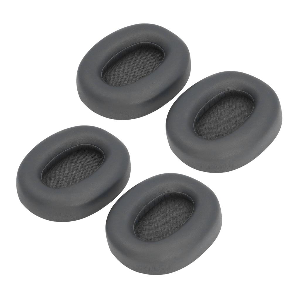 2 Pairs Replacement Earpads Cushions Fit for W800BT Free Noise Cancelling Headphone Protein Leather Ear Pads Muffs Gray