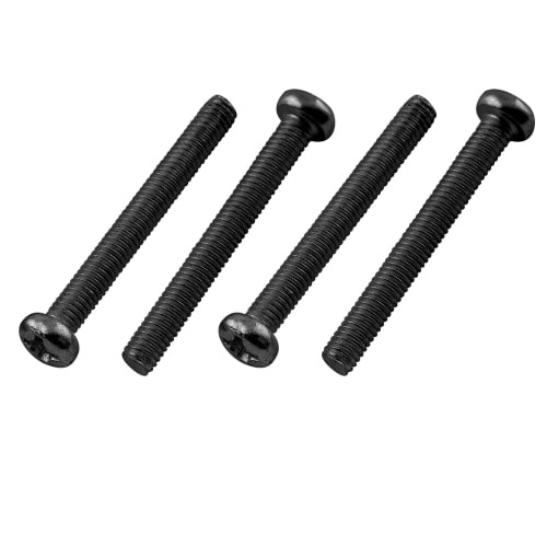 Musiclily Basic 3x35mm Metal Humbucker Pickup Height Adjustment Screws, Escutcheon Screws, Metric, for Epiphone SG Imported PUs, Black (Pack of 20)