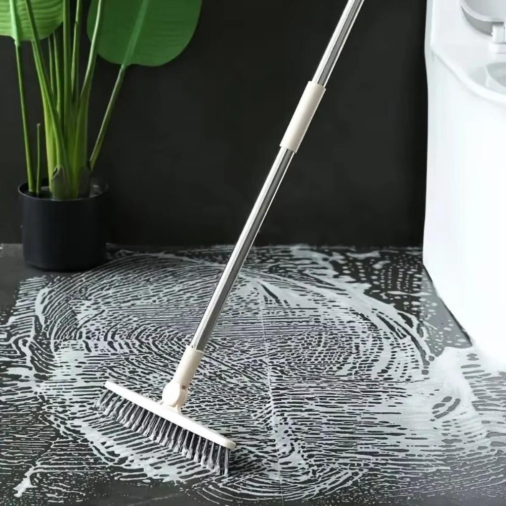 Hard Bristles Crevice Brush Long Handle Corner Crevice Mop Groove Tile Cleaning Brush Floor