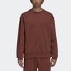 Adidas Originals Trefoil x Pharrell Williams Collab Solid Crewneck Sweatshirt Men Sweatshirt Deep-Earth-Brown H58312