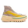 New LiNing Wave BOOT Cushioning Anti Slip Wear Resistant Breathability High Top Casual Shoes Men's Apricot Yellow AGCP317-2