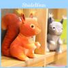 Toy Plush Squirrel Animal Stuffed Field Mouse Doll Bedroom Decoration Kids Gift