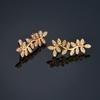 Punk Cute Leaf Shape Ear Cuffs Clip Earring Female Gold Color CZ Cubic Zirconia No Piercing Earring For Women Jewelry Gift 2025