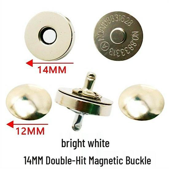 Ultra-Thin 18mm Magnetic Snap Button, Luggage Rivet, 14mm Magnetic Buckle