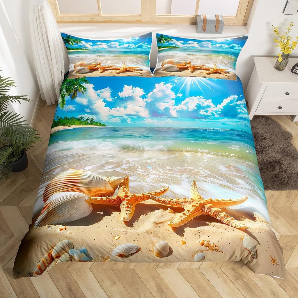 Summer Theme Duvet Cover For Teens Adults Duvet Cover Queen Lightweight Down Room Decor 2 Pillowcases 1 Duvet Cover No Comforter