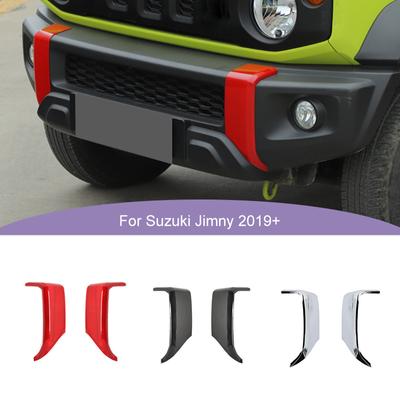 Car Front Engine Hood Bumper Decoration Cover Stickers For Suzuki Jimny 2019 Up ABS Car Accessories