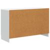 White Sideboard with Drawers 89 x 34.5 x 57 cm Engineered Wood