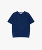 Peullojeulum Saddle Shoulder Cotton Knit Blue
