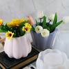 DIY Flower Pots Silicone Mold Lace Waved Vase Ornaments Mold Home Decorations Succulent Resin Mold DIY Handmade Crafts