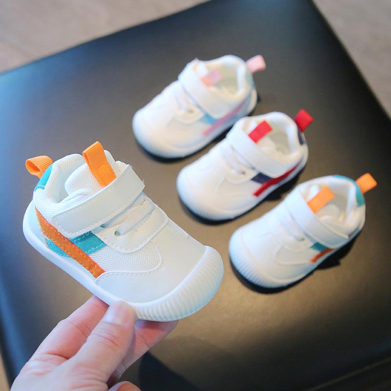 Breathable Mesh Soft Sole Shoes for Newborns & Toddlers - Versatile Spring/Autumn Fashion for Boys & Girls