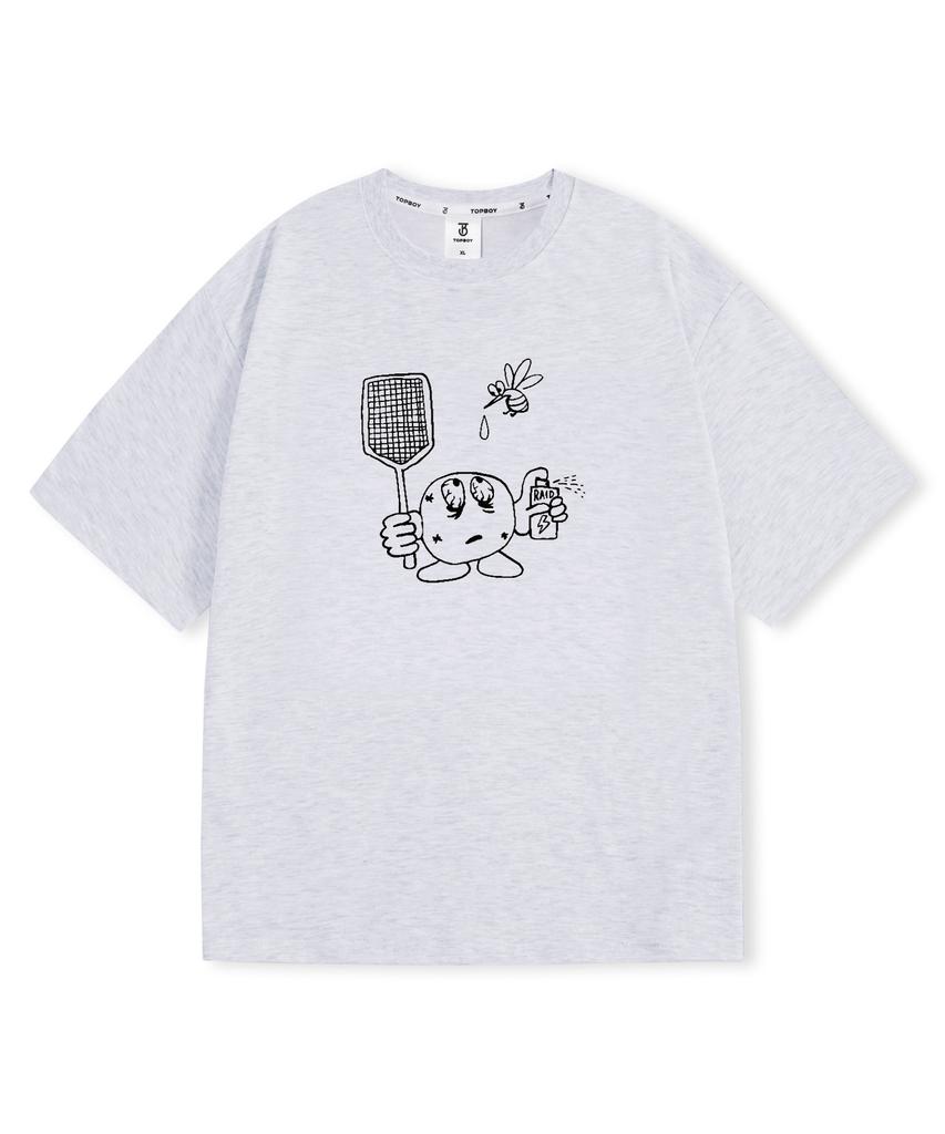 TOPBOY Mosquito Oversized Short Sleeve T-Shirt (Type B)