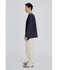 Record Shirt Mixed Knit Top Rkwas26631Bkx