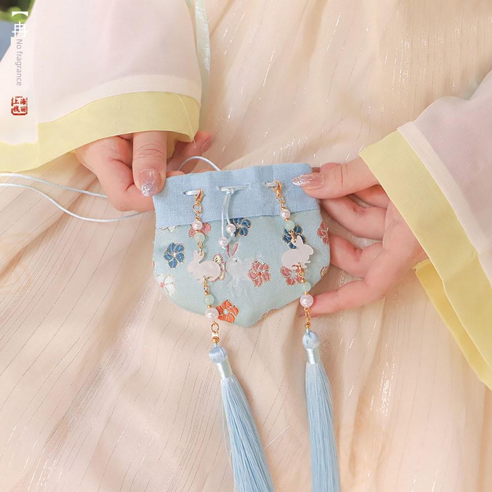 Sachet Sachet Dragon Boat Festival Mid-Autumn Festival Pendant Rabbit Pouch Han Dynasty National Style Accessories Blessing Protective Talisman Charm