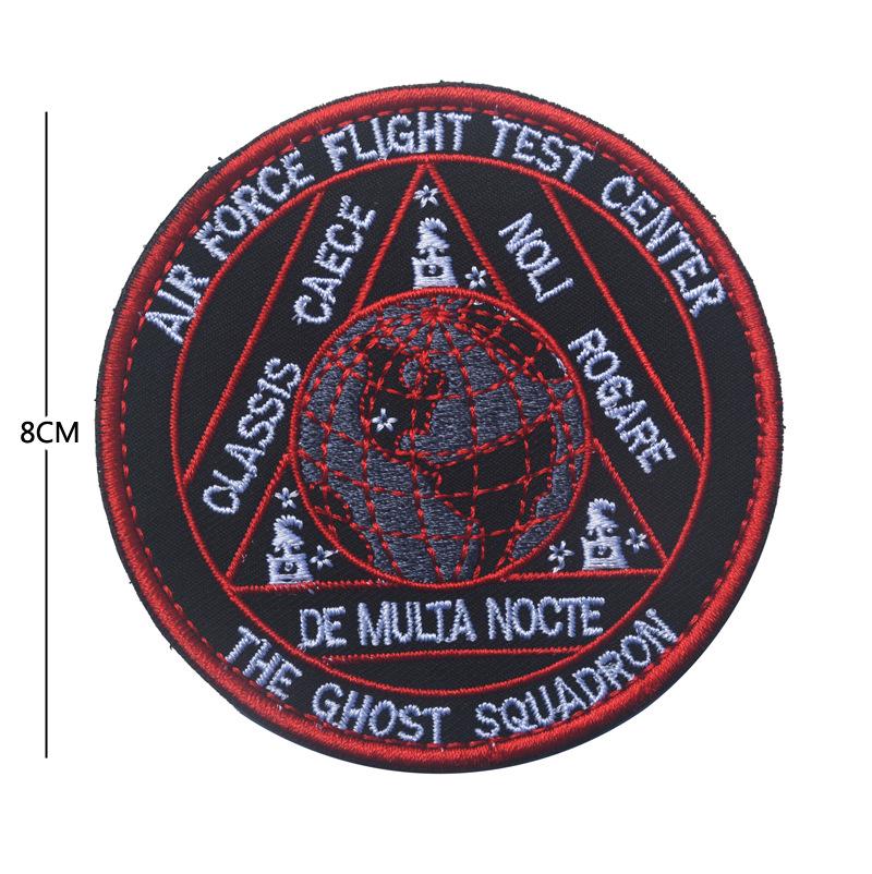 Taifeng Ghost Mask Velcro Embroidered Patches for Call of Duty Morale