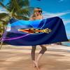 Club Vill-arreal Crest Design Beach Towel Microfiber Beach Towel, Lightweight and Quick-Dry, for Summer Travel, Swimming Pool Fan Birthday Gift