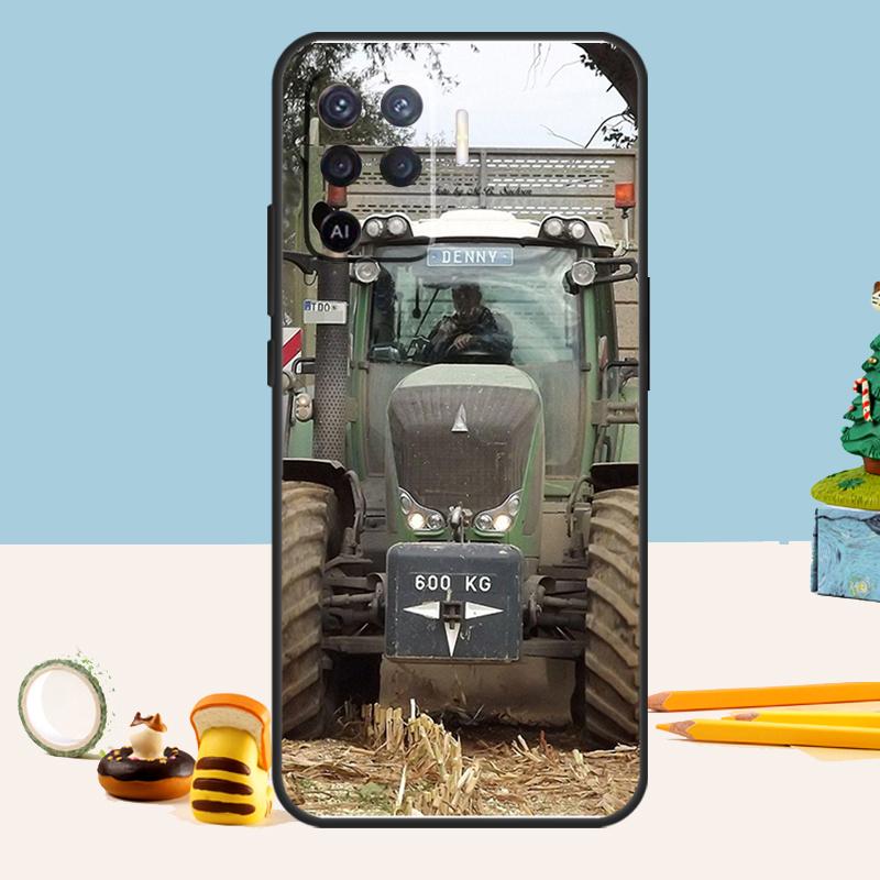 Tractor Car Case For Oppo A80 A60 A40 A15 A16 A17 A57 A94 A74 A54 A76 A96 A18 A38 A58 A78 A98 A5 A6 Pro