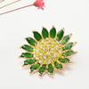 Spille per Donna Elegante Spilla Girasole con Strass Gioielli Estetici Gioielli da Costume Stile Erodio Regali per Donne