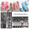 Nail Stamping Plates Exquisite Manicure Nail Art Making Stainless Steel DIY Template Nail Tool for Lady