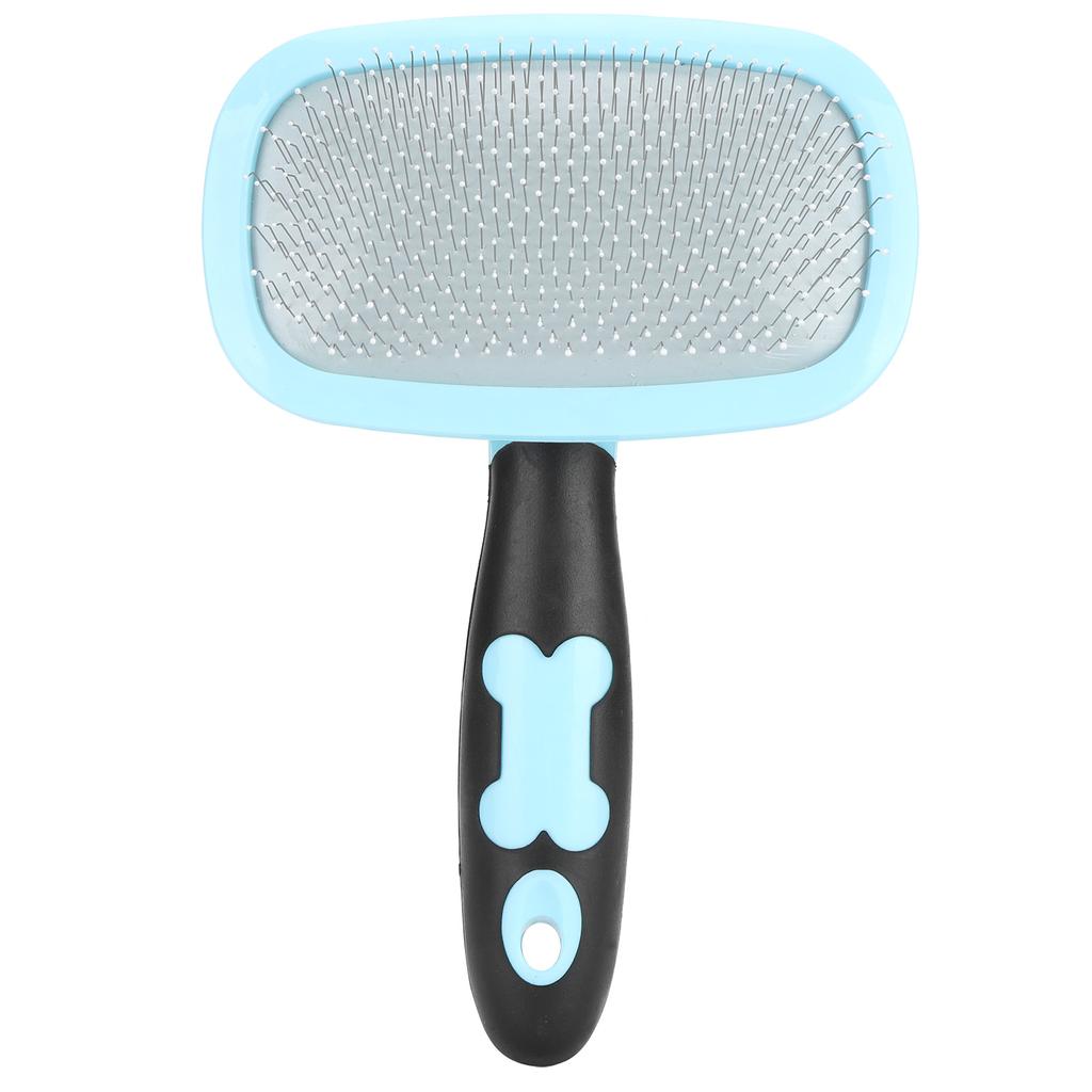 Dog Brush Stainless Steel Dogs Combs Massage Dog Grooming Brush Pet Hair Remover Cleaning Tools Soft Handle Cat Comb Brush