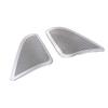 For BMW 3 4 Series GT 2013-2019 Silver Steel A Post Speaker Frame Cover Trim 2X