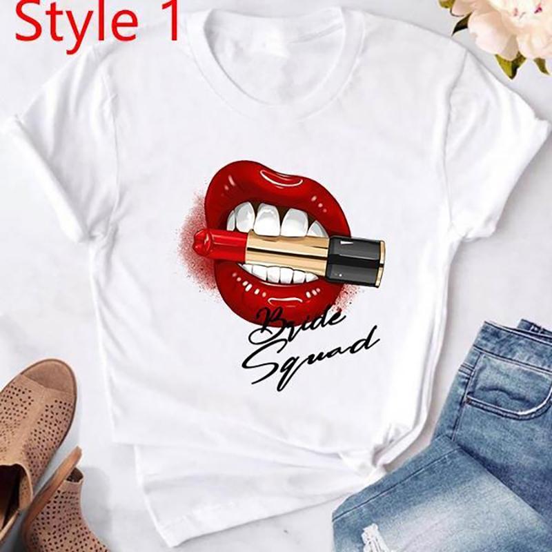 Summer T Shirt Funny Hen Party Bride Squad Tribe Bride Brides Babes Maid Of Honor Mother Of The Bride Mother Of The Groom Tops