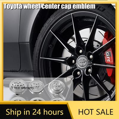 2026 Hot For Toyota Hub Caps 4pcs Car Emblem Wheel Hub Cap Cover Decor Accessories Auto Styling For Toyota Corolla Prius Yaris R
