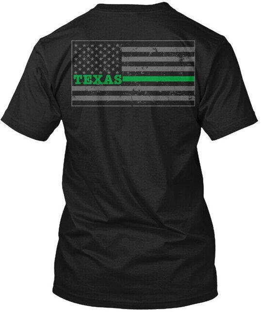 Texas Military Border Patrol Thin Tee T-Shirt Size S-4XL M