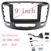 HAOCHEN For Chrysler 200 200C 200S 2014-2018 Car Radio Fascias Frame Stereo Panel Wiring Harness Power Cable Adapter Canbus
