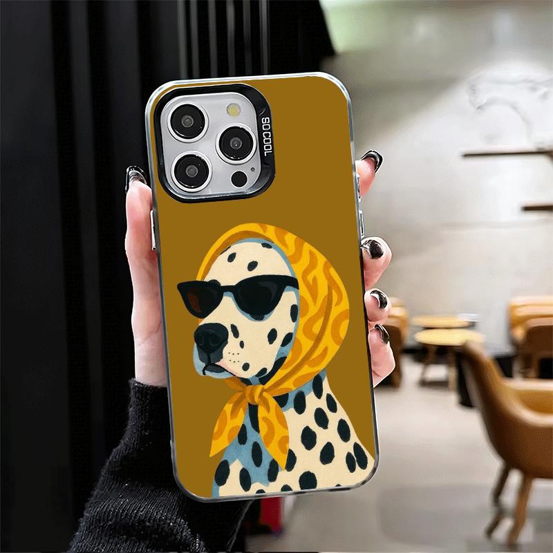 Dalmatian Cute Dog Shockproof Phone Case for iPhone 17 Air 16 16E 15 Pro Max 14 Plus 13 Mini 12 Back Cover Anti Fall Fundas