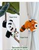 Adorable Panda Snap Bracelet & Magnet Plush Doll Gift for Kids