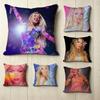 Electropop Singer ZZara LLarsson Square DoubleSided Printed Pillow Case Bedroom Bedside Pillow Sofa Cushion Cover