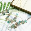 Island style beach starfish vacation four-piece set chain alloy diamond-encrusted bohemian shell jewelry