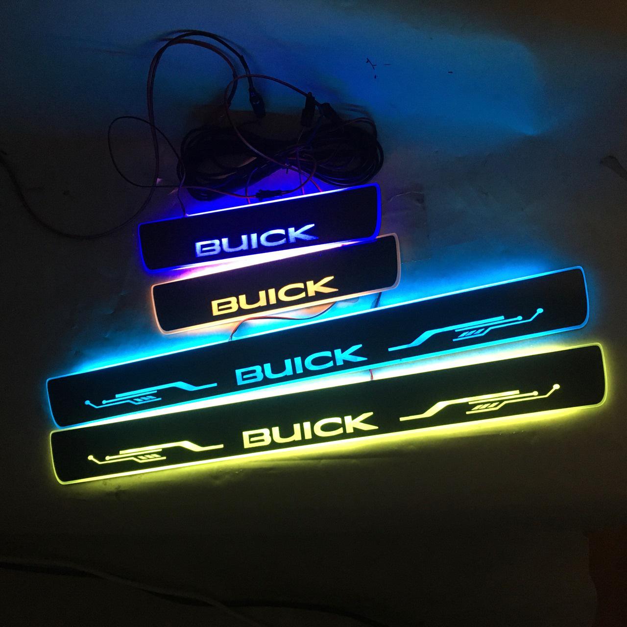 

Светодиодные накладки на пороги для Buick Verano: Динамичный красочный комплект приветственных педалей Verano