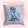 Drake O-OvO OWL Pillow Covers Cartoon Sofa Decorative Home Double-sided Printing Short Plush Cute Cushion Cover