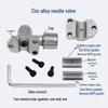 HVAC Refrigerant Needle Valve BVP-31 for Air Conditioners, Refrigerators, Freezers - Zinc Alloy Maintenance Tool.