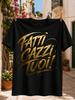 Fatti Cazzi Tuoi Italian Attitude With Metallic Gold Brush Calligraphy And Clean Background Style Unisex All Tshirt