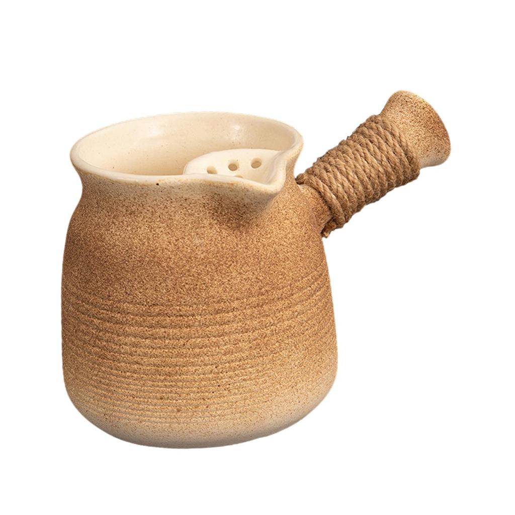 850ml Ceramic Teapot with Side Handle Heat Resistant Tea Maker Kettle Tea Infuser for Tea Lovers Gift Hotel Kitchen Household
