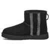 Classic Mini Shearling Logo 'Black' Women's 1153473-BLK