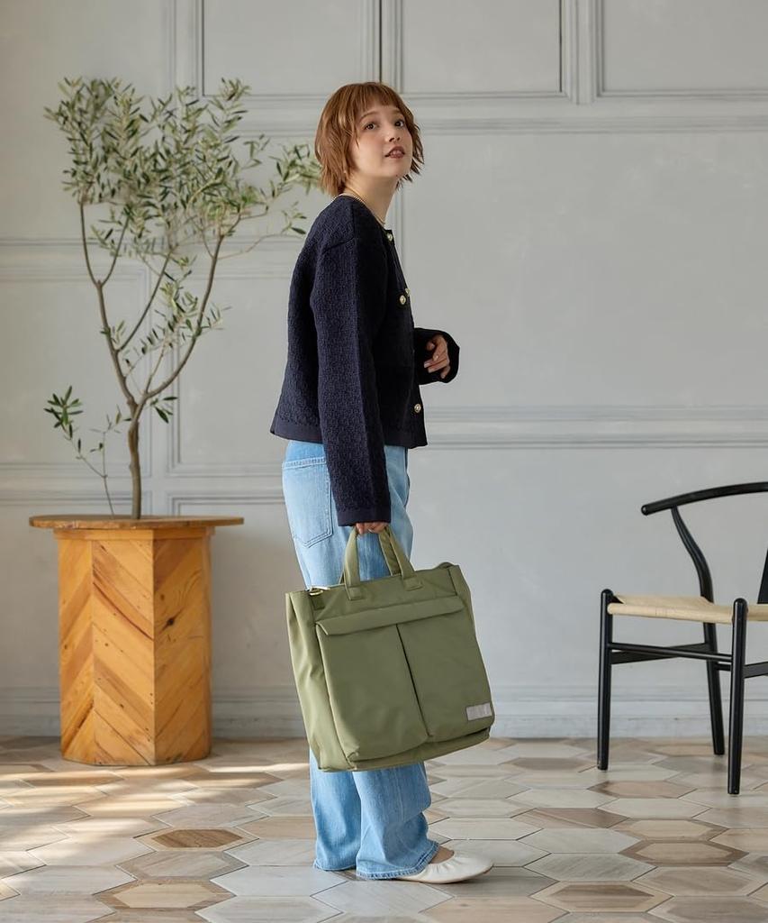 Helmet bagtote bag, A4 size, water-repellent, 2-way, multi-storage, water-repellent